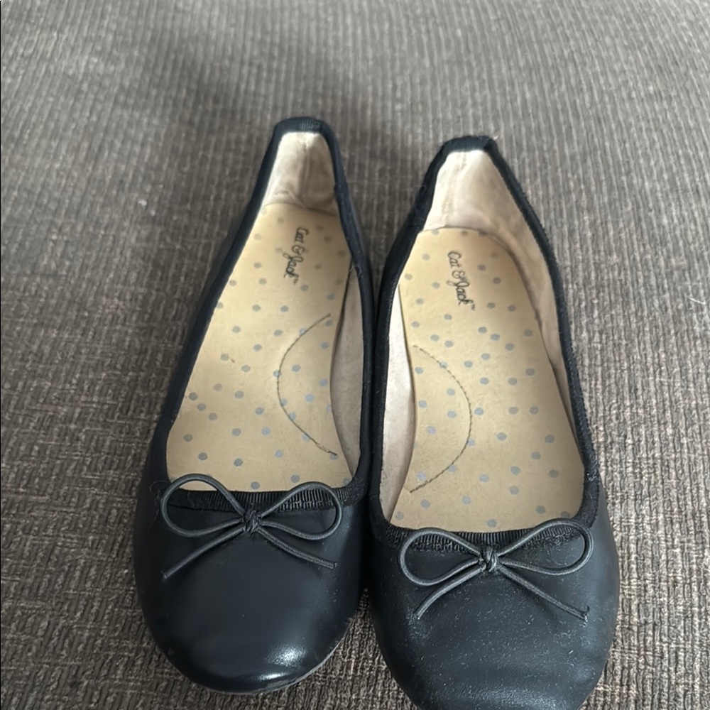 Black Ballet Flats by Cat and Jack